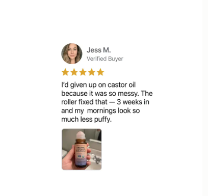 Organic Castor Oil Roll