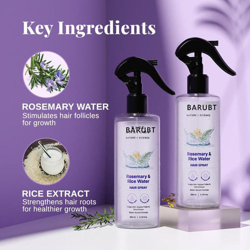 Rosemary & Rice Water Hair Spray