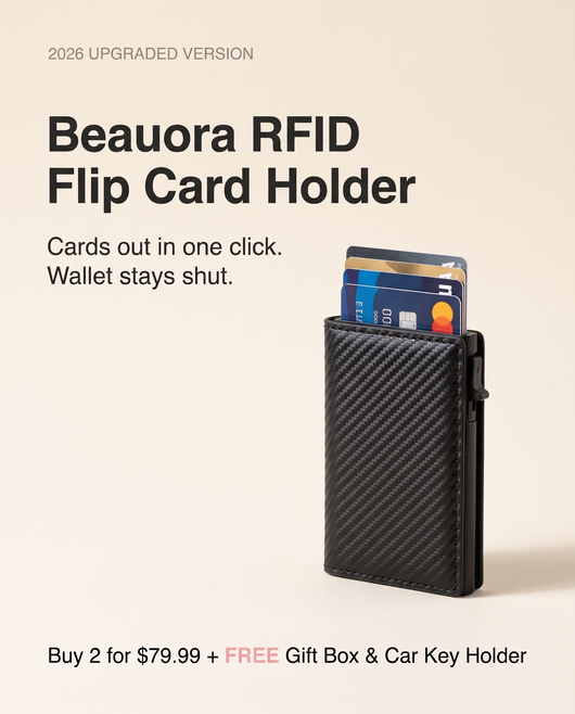 RFID Air Tag Flip Card Holder