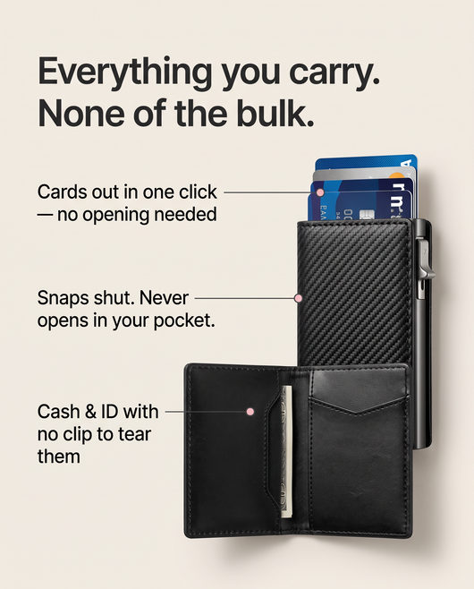 RFID Air Tag Flip Card Holder